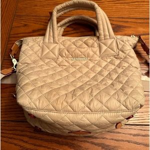 MZ Wallace Small Crossbody Sutton Deluxe Buff Color